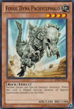 YUGIOH Fossil Dyna Pachycephalo AP04-EN018 Light-played LP - $2.82