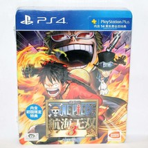 Sealed SONY Playstion 4 PS4 OnePiece:PirateWarriors3 Limited Edition SteelBook - £74.03 GBP