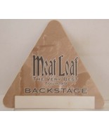 MEAT LOAF - VINTAGE ORIGINAL CONCERT TOUR CLOTH BACKSTAGE PASS - $13.59 CAD