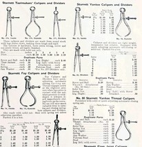 1922 N.T. Bushnell Calipers Dividers Tool Advertisement Catalogue Hardwa... - $469.08 MXN
