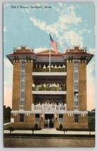 Postcard Elk&#39;s Home Gulfport Mississippi Pub. Hannie&#39;s 5 and 10 Cent Store - £15.05 GBP