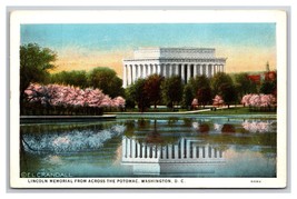 Lincoln Memorial From Potomac River Washington DC UNP WB Postcard N24 - £1.54 GBP