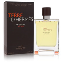 Terre D&#39;hermes Eau Intense Vetiver Cologne By Hermes De Parfum Spray 3.3 oz - £71.06 GBP