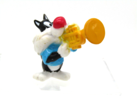 1994 VTG MACAU Sylvester Horn Player PVC Figure Looney Tunes 2&quot; Warner Brothers - £7.75 GBP