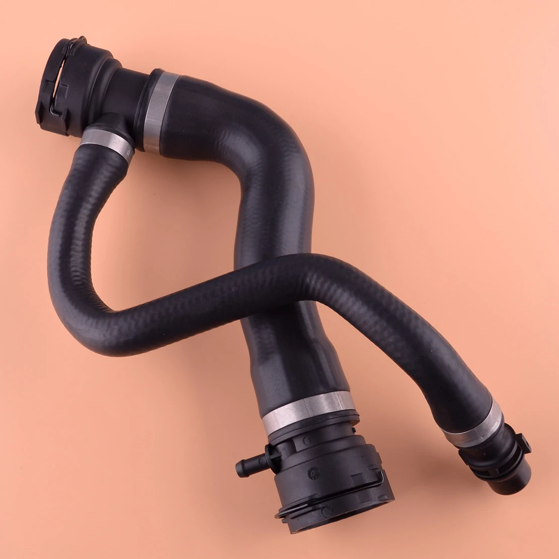 3 way car upper radiator hose with vent hose fit for bmw x5 3 0si 2007 thumb200