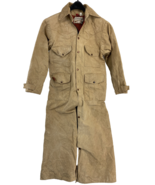 Mens Size Medium Cabelas Duck Canvas Coveralls Trench Coat Game Hunting ... - $90.93 CAD