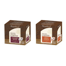 Harry &amp; David Coffee Combo, Caramel Pecan, Maple Vanilla 2/18 ct boxes - £19.74 GBP