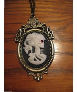 Steam Punk Skull Skeleton Gothic Zombie Victorian Cameo Day of the Dead ... - £13.86 GBP