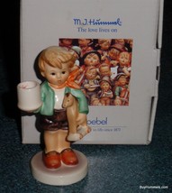 Boy With Horse #117 Goebel Hummel Candle Holder TMK6 From 1987 With Original Box - £53.38 GBP