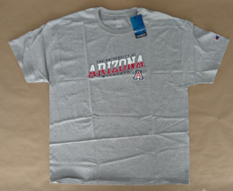 Champion NCAA Arizona Wildcats Mens Champ Short Sleeve T-Shirt Sz XL Gray NWT - £9.49 GBP