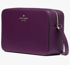 Kate Spade Sienna Purple Refined Leather Crossbody Bag KC469 NWT $299 Retail FS - £79.10 GBP