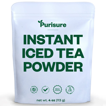 Purisure Unsweetened Iced Tea Powder, Instant Black Tea Powder, Real Black Tea L - £16.77 GBP