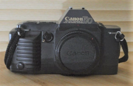 Beautiful Canon T70 35mm SLR Camera. lovely condition, cleaned and tested. feels - £78.18 GBP