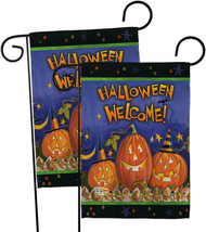Halloween Welcome Garden Flags Pack 13 X18.5 Double-Sided House Banner - £22.88 GBP
