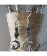 Cat and Half moon earrings. - $12.99