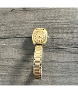 Citizen Eco Drive WR100 Gold Tone Day Date Womens Solar Watch Japan 100M WR - $556.21 MXN