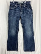 BKE Buckle Jeans Tyler Bootcut Thick Stitch Stretch Denim Button Fly Size 29x30 - £24.58 GBP