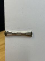 Vintage Gold Tone Unbranded Tie Clip Clasp Pin Estate Jewelry Find KG JD - $14.85