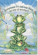 Stack of Frogs Flex Magnet by Leanin&#39; Tree - £6.41 GBP