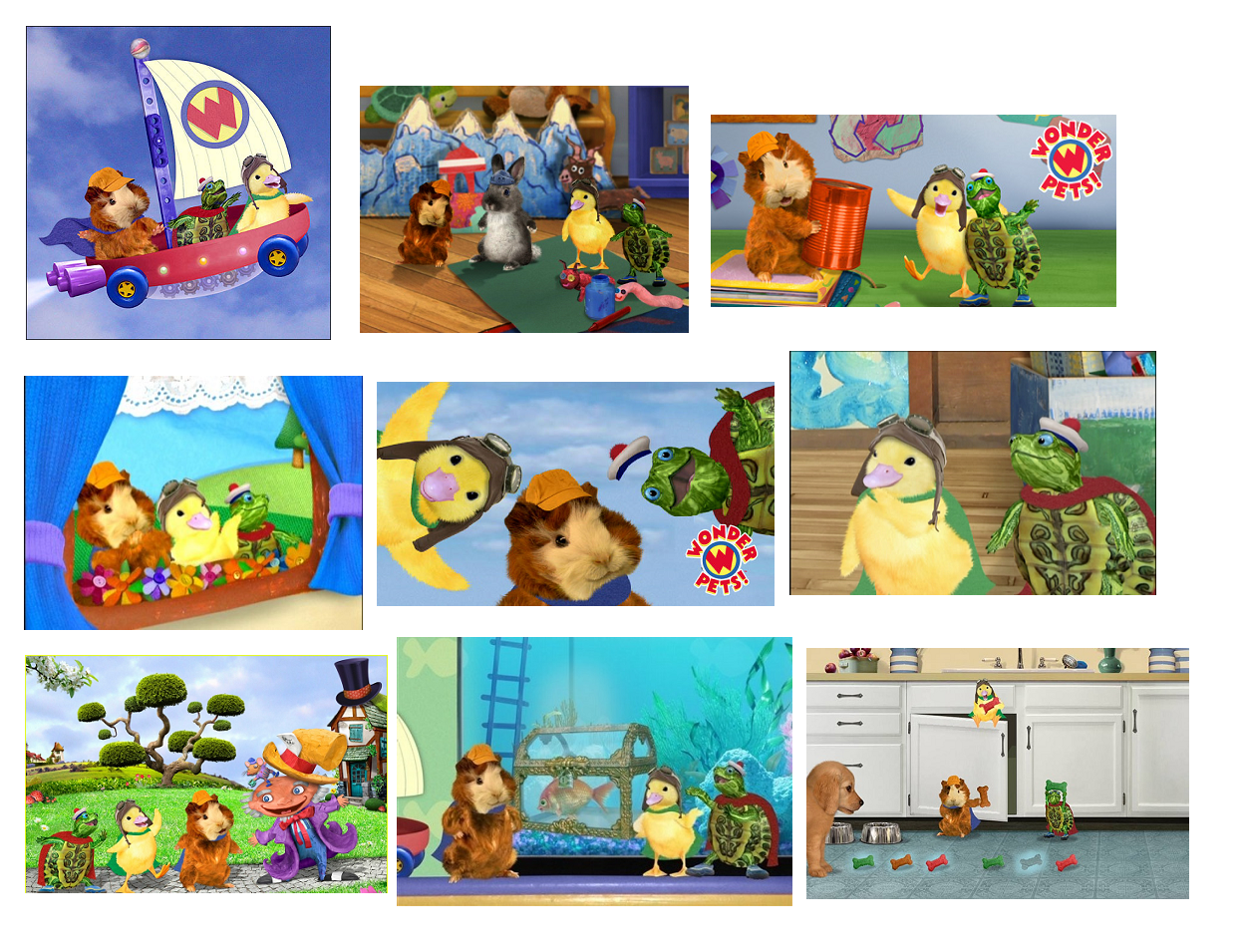 9 Wonder Pets Stickers, Party Supplies, Decorations, Favors, Gifts, Labels - $11.99
