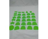 Lot Of (31) Custom Green Translucent Warhammer Tokens Contaminated To Wound - $31.67