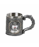 PT Crusader Knight Collectible Resin Figurine Drinkable Coffee Mug - $36.91 CAD