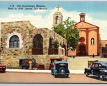 Vecchio Guadalupe Missione Juarez Messico Unp Lino Cartolina K8 - $5.07