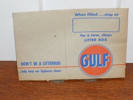 Vintage Gulf NOS Litter Box Cardboard Never Used - $26.99 CAD
