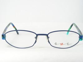Vintage Gmc By Trend Company G 496 03 Matt Blue /MULTICOLOR Eyeglasses 52-18-140 - £50.99 GBP