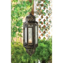 VICTORIAN HANGING CANDLE LANTERN - £27.36 GBP