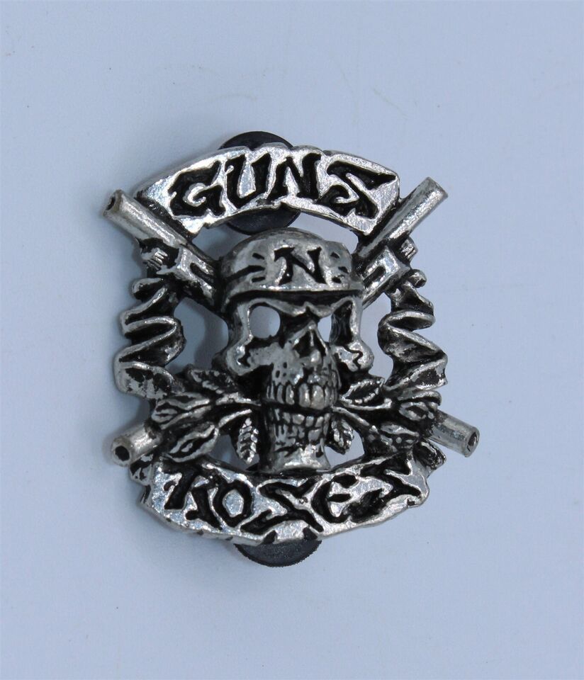 Guns N' Roses Pin Brooch English Pewter Alchemy Poker Vintage 1993 - $46.27