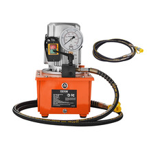 VEVOR Electric Hydraulic Pump Single Acting Oil Pump 10000 PSI 8L Manual Valve - £284.47 GBP