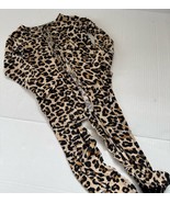Posh Peanut Lana Leopard Footie Ruffled Zippered One Piece Baby Girl 18-24M - $41.03 CAD