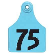 Allflex Global Large Numbered Tags 51-75 Blue - £37.44 GBP
