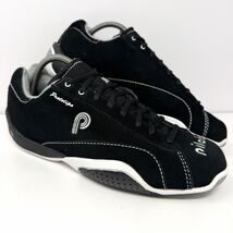 Piloti Men’s Prototipo Racing Driving Shoes Sz 9 Black White Suede Sneak... - $49.45