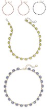 Charter Club Gold-Tone Pave and Stone Collar Necklace - £7.88 GBP