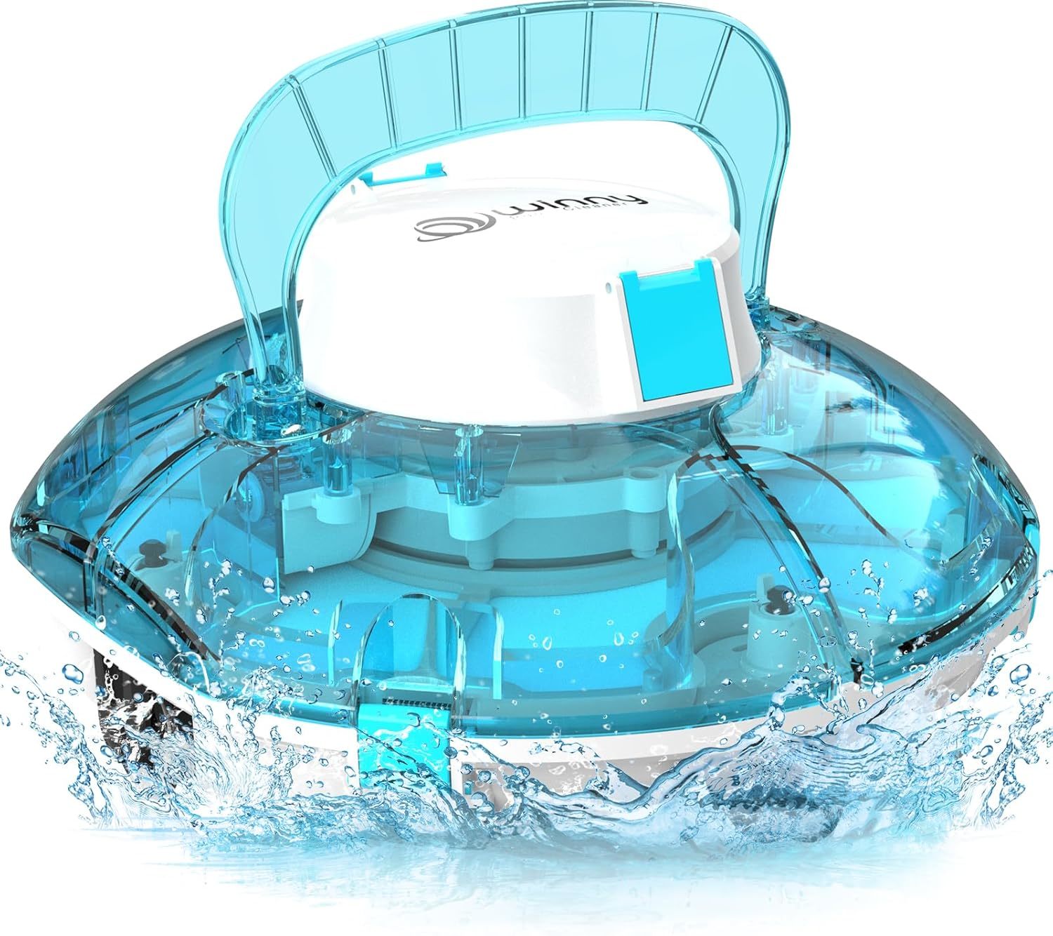 Robotic Pool Vacuum Cleaner - Powerful Suction &amp; Transparent Design...  - $214.85