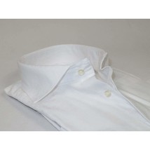 Men's Shirt FAMOZO Turkey 100% Cotton Cut-away Collar French Cuffs FA4 White image 2