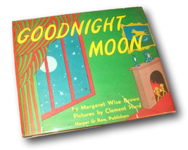 Rare  Goodnight Moon by Margaret Wise Brown (1947) Early Hardcover Printing w/DJ - £124.18 GBP