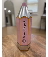 Veuve Clicquot Rose/Pink Champagne Bottle Large Pencil Tin Box Case (Emp... - $1,380.12 MXN