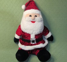 18&quot; Goffa Santa Claus Plush Christmas Stuffed Animal Doll Sitting Holiday Toy - £12.08 GBP