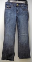 Bu From Malibu Medium Wash Blue Denim Flare Leg Jeans - Women&#39;s Size 27 ... - $12.88 CAD