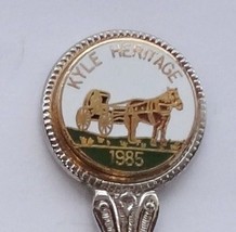 Collector Souvenir Spoon Canada Saskatchewan Kyle Heritage 1985 - $9.99