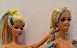 2 Barbie Dolls for parts. Heads Hair Faces in Excellent Condition. - £7.78 GBP
