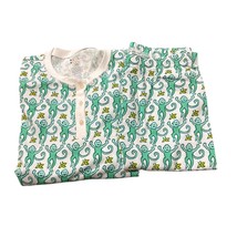 Roller Rabbit Kids Monkey Pajamas in Aqua Size 10 New with tags - $1,393.96 MXN