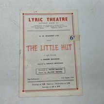 Playbill Theater Programm Text Theater Die Kleine Hütte - $30.67