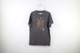 Majestic Mens Medium Faded Camouflage Old English D Detroit Tigers T-Shirt Gray - £27.09 GBP