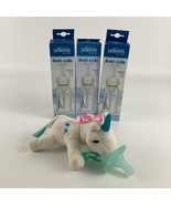 Dr. Brown&#39;s Anti Colic Baby Bottle 4oz Lot Pacifier Holder Plush Unicorn... - $40.66 CAD