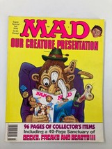 Mad Magazine Fall 1990 Our Creature Presentation FN Fine 6.0 No Label - £6.67 GBP