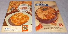 Pillsbury Grand National Recipe and Baking Contest no 7 and 8 1956 1957 Lot - £12.53 GBP